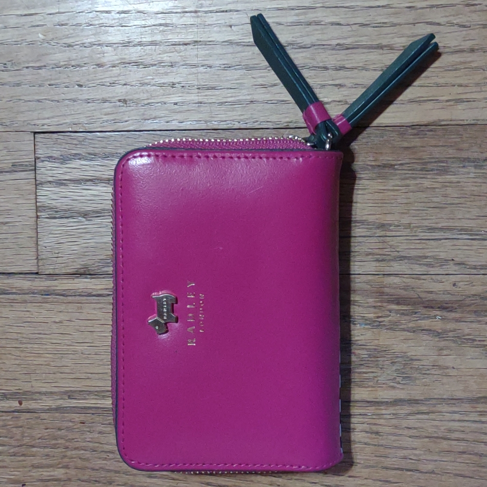 Radley London pink small wallet coin purse